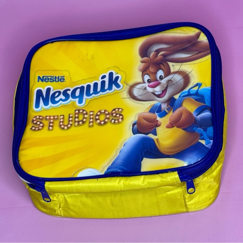 Vintage Makeup Bag Retro Nequik Lunchbag Cool Collectible Nestle